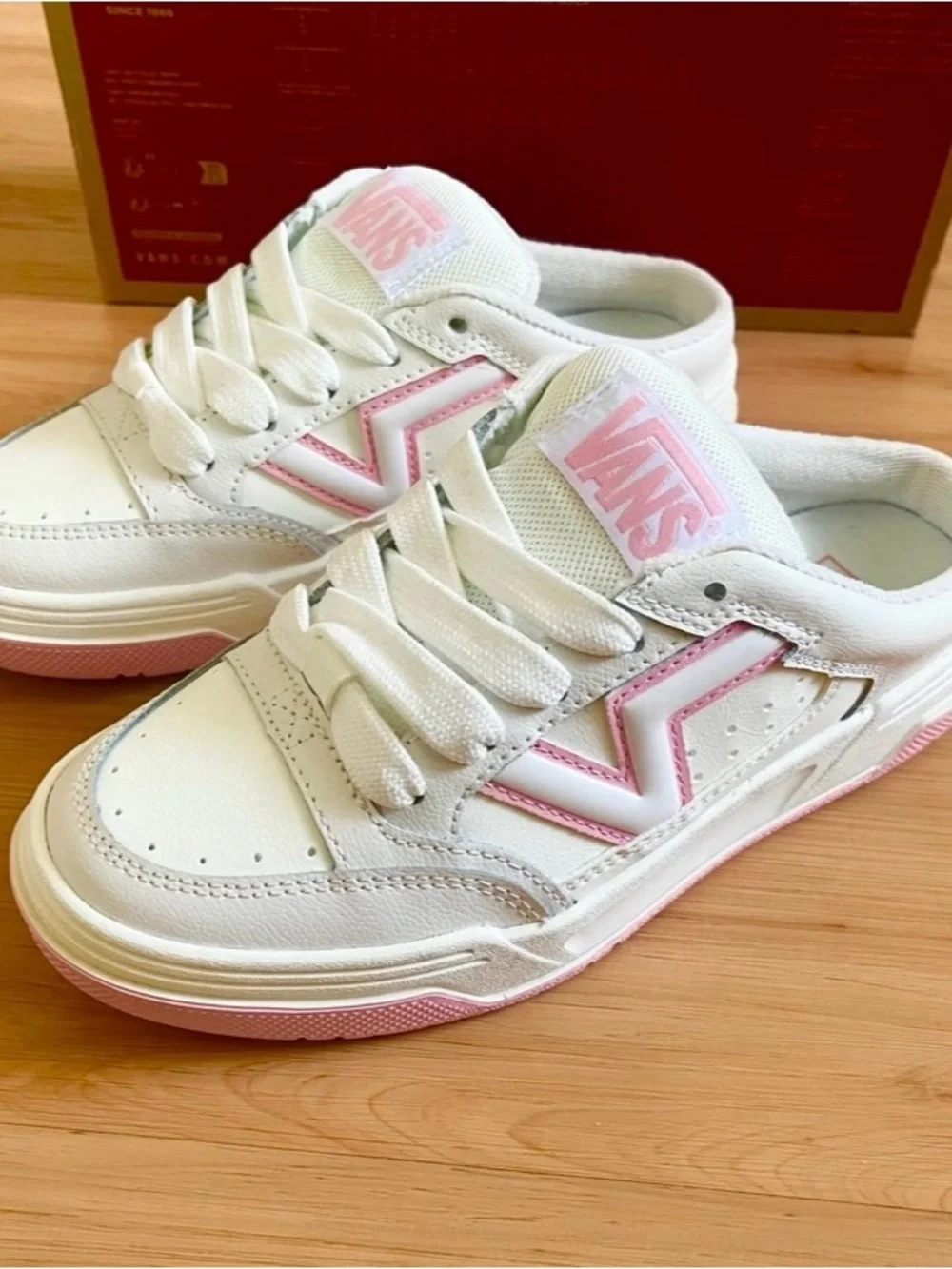 Vans Upland Mule Shoe Pop Pink Women 7.5 US